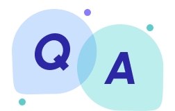 Person answering questions on a form